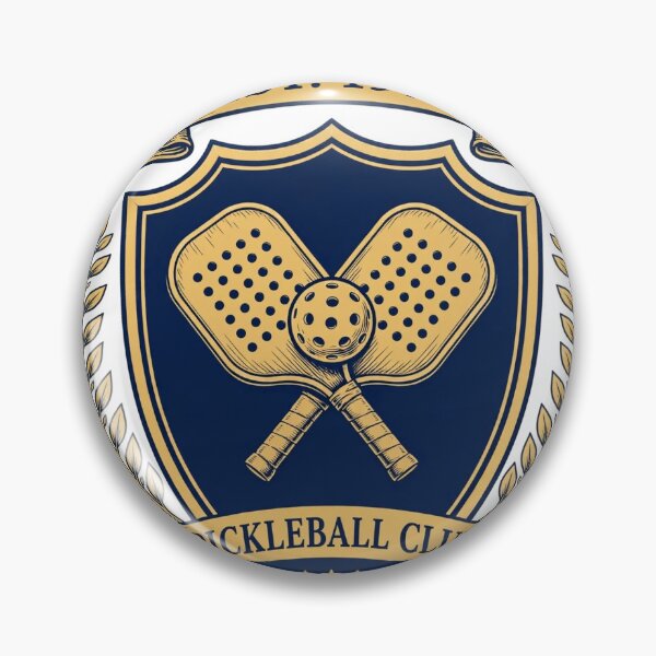 Item preview, Pickleball Club Collegiate Crest Shirt designed and sold by DripyDesigns.