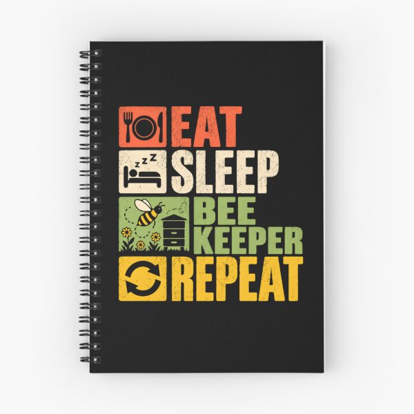 Item preview, Eat Sleep Bee Keeper Repeat Beekeeping Apiarist Hobbyist designed and sold by RetroMini2026.