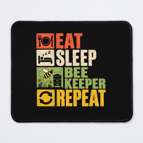 Item preview, Eat Sleep Bee Keeper Repeat Beekeeping Apiarist Hobbyist designed and sold by RetroMini2026.