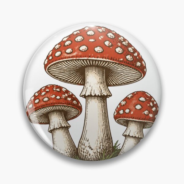 Artikelvorschau, Pilzsammler-Gesellschaft Vintage-Botanisches Pilzsammel-Design entworfen und verkauft von The Vault Shop.