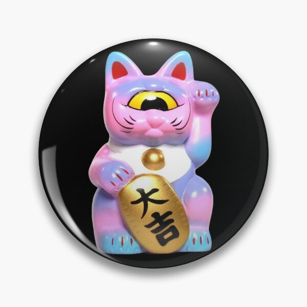 Item preview, Cyclops Waving Cat designed and sold by PeachBleach.