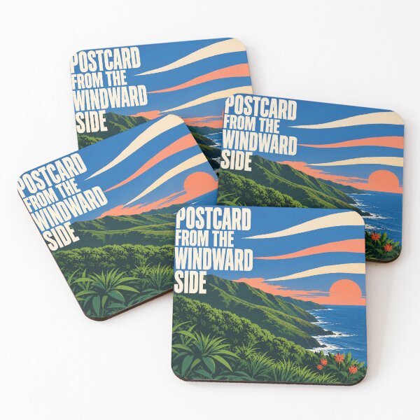 Item preview, Postcard From The Windward Side designed and sold by aihrgdesign.