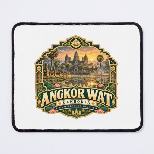 Item preview, Angkor Wat Cambodia Temples Of The Rising Sun Travel Souvenir Southeast Asia designed and sold by Simsimah26Parks.