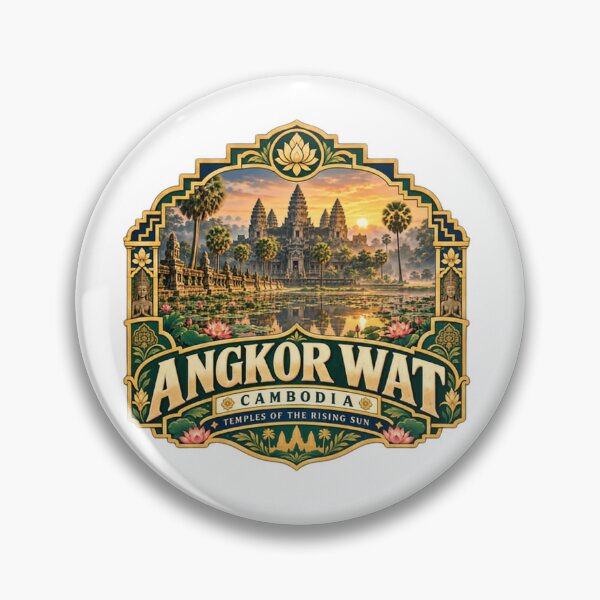 Item preview, Angkor Wat Cambodia Temples Of The Rising Sun Travel Souvenir Southeast Asia designed and sold by Simsimah26Parks.