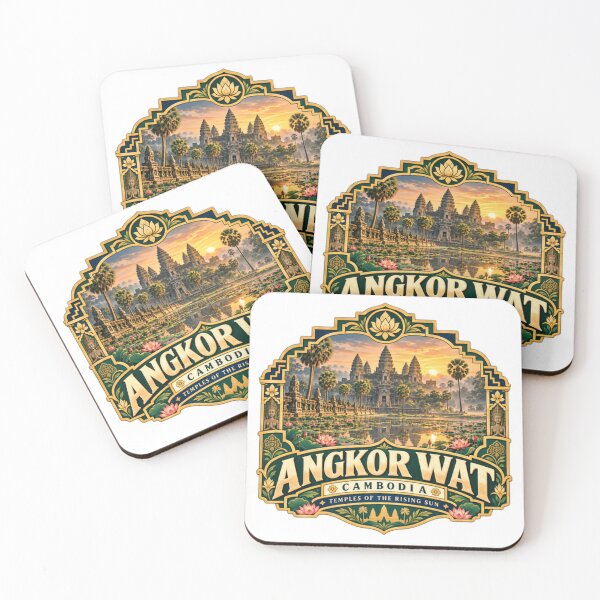 Item preview, Angkor Wat Cambodia Temples Of The Rising Sun Travel Souvenir Southeast Asia designed and sold by Simsimah26Parks.