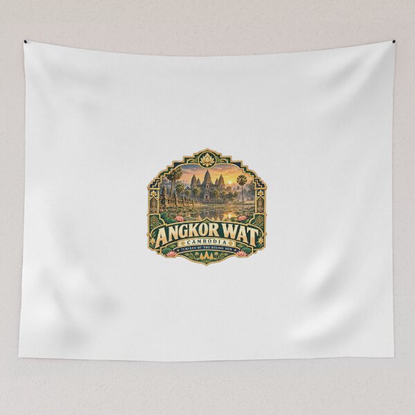 Item preview, Angkor Wat Cambodia Temples Of The Rising Sun Travel Souvenir Southeast Asia designed and sold by Simsimah26Parks.