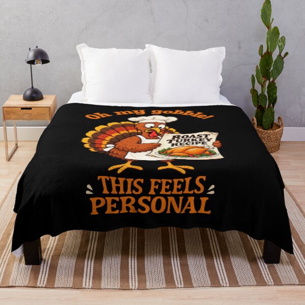 Item preview, Funny Thanksgiving Turkey Chef - Oh My Gobble! -  designed and sold by Made by Tamar.