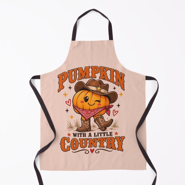 Item preview, Pumpkin With A Little Country – Cute Cowboy Pumpkin Western Fall designed and sold by Sanika arts .