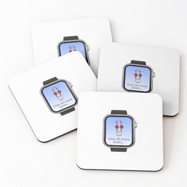 Item preview, Golden Clippy Smartwatch Years to Retirement designed and sold by Dutch Bunny Trading LLC.