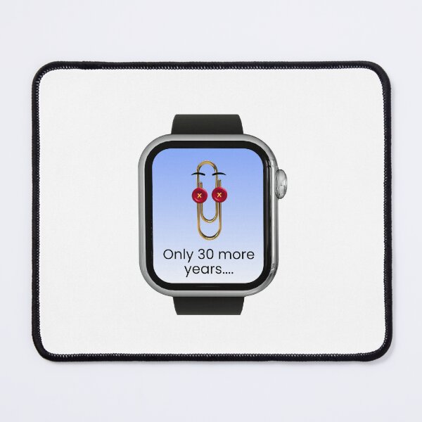 Item preview, Golden Clippy Smartwatch Years to Retirement designed and sold by Dutch Bunny Trading LLC.