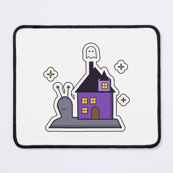 Item preview, Haunted House Snail Halloween Ghost designed and sold by Anaqosta.