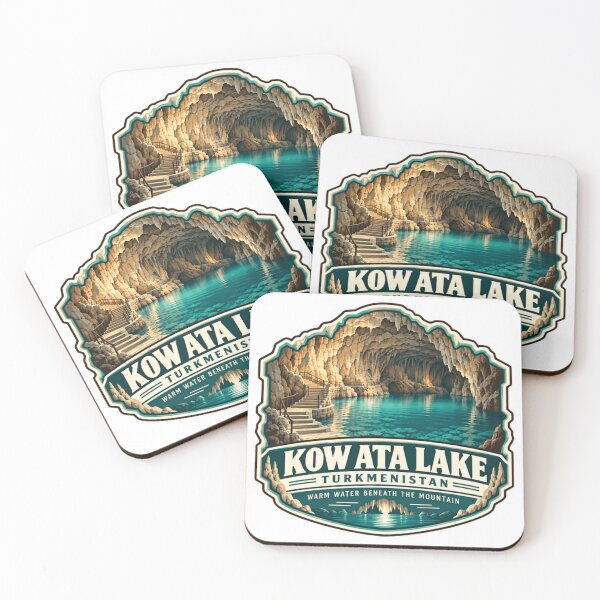 Item preview, Kowata Lake Turkmenistan Warm Water Beneath The Mountain Travel Destination Souvenir designed and sold by Simsimah26Parks.