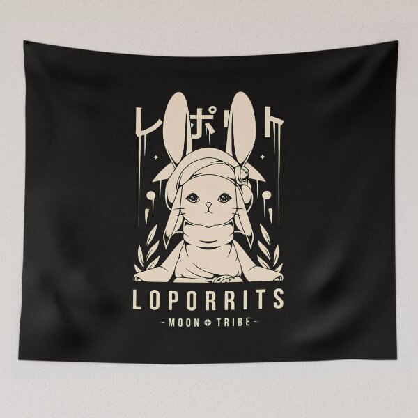 Item preview, Loporrit Moon Tribe Rabbit Fandom  designed and sold by farris-emel-art.