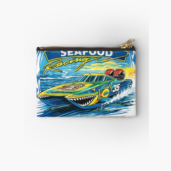 Item preview, Bubba's Seafood Racing Boat Poster designed and sold by Matinez Pink.