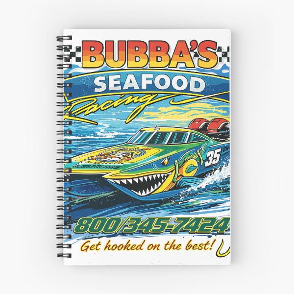 Item preview, Bubba's Seafood Racing Boat Poster designed and sold by Matinez Pink.