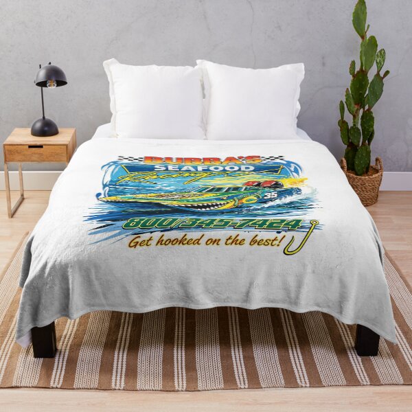 Item preview, Bubba's Seafood Racing Boat Poster designed and sold by Matinez Pink.