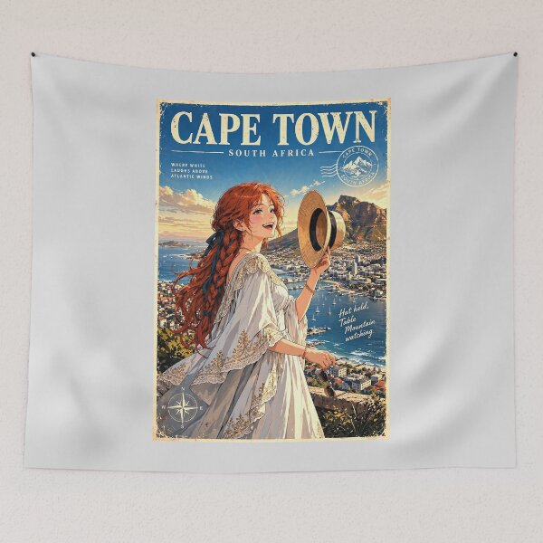 Item preview, South Africa — Table Mountain — A Glorious Golden-Hour Escape Above Cape Town and the Atlantic designed and sold by DibujandoPorfa.