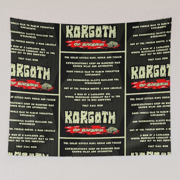 Item preview, Korgoth of Barbaria, intro designed and sold by 4gottenlore.