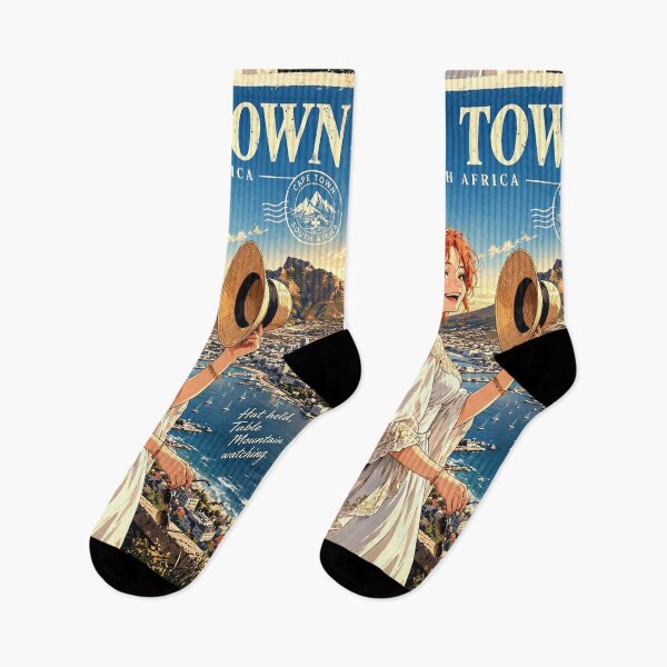 Item preview, South Africa — Table Mountain — A Glorious Golden-Hour Escape Above Cape Town and the Atlantic designed and sold by DibujandoPorfa.