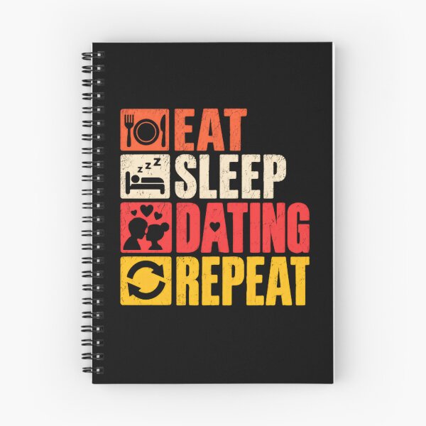 Item preview, Eat Sleep Dating Repeat Dating Life Single Person Romance Lover designed and sold by RetroMini2026.
