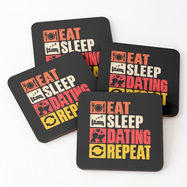 Item preview, Eat Sleep Dating Repeat Dating Life Single Person Romance Lover designed and sold by RetroMini2026.