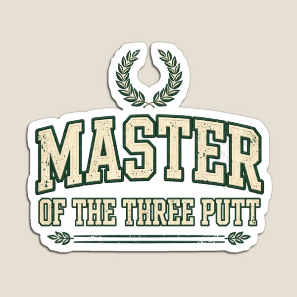 Item preview, Master of the Three Putt Funny Golf Shirt designed and sold by DripyDesigns.
