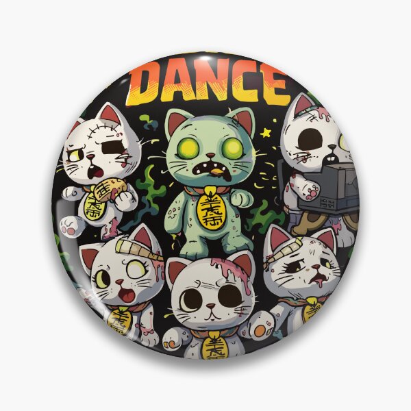 Item preview, Zombie Cat Dance Poster designed and sold by Matinez Pink.