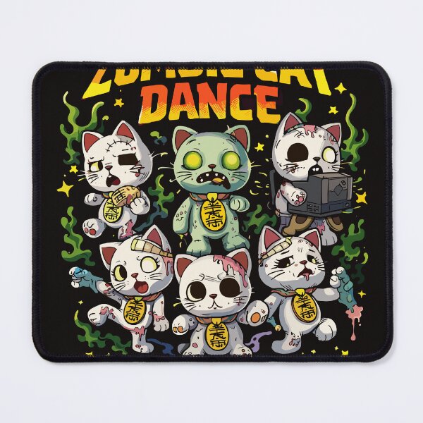 Item preview, Zombie Cat Dance Poster designed and sold by Matinez Pink.