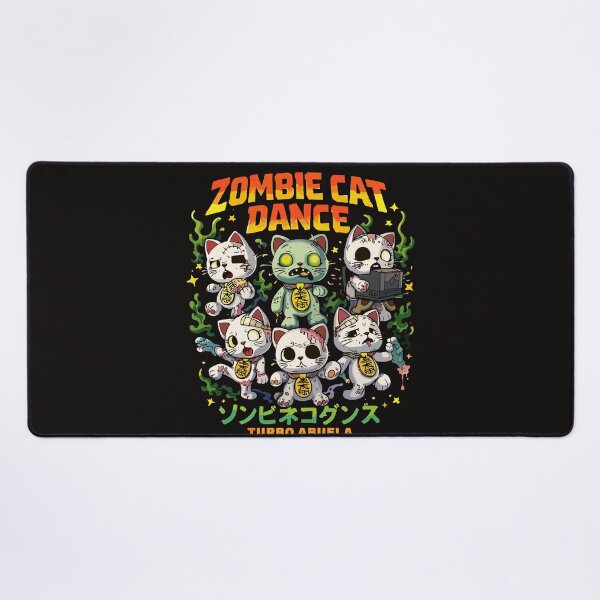 Item preview, Zombie Cat Dance Poster designed and sold by Matinez Pink.