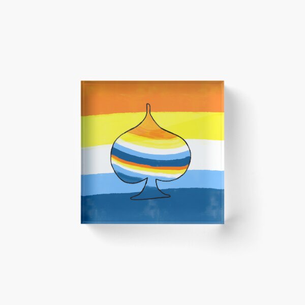 Item preview, Sunset Stripes Christmas Ornament designed and sold by kotomo-e-art.