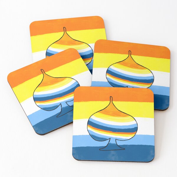 Item preview, Sunset Stripes Christmas Ornament designed and sold by kotomo-e-art.