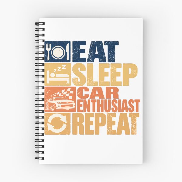 Item preview, Eat Sleep Car Enthusiast Repeat Automotive Gearhead Hobby designed and sold by SkeletonsDanger.