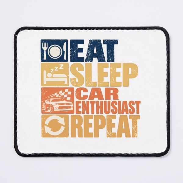Item preview, Eat Sleep Car Enthusiast Repeat Automotive Gearhead Hobby designed and sold by SkeletonsDanger.