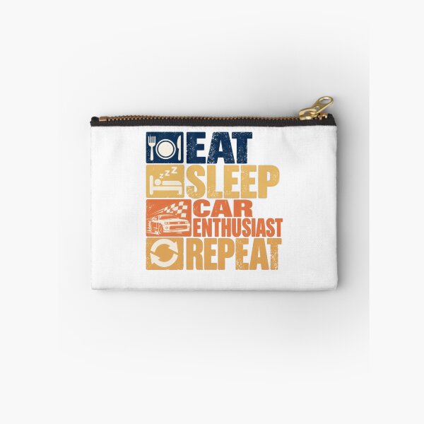 Item preview, Eat Sleep Car Enthusiast Repeat Automotive Gearhead Hobby designed and sold by SkeletonsDanger.
