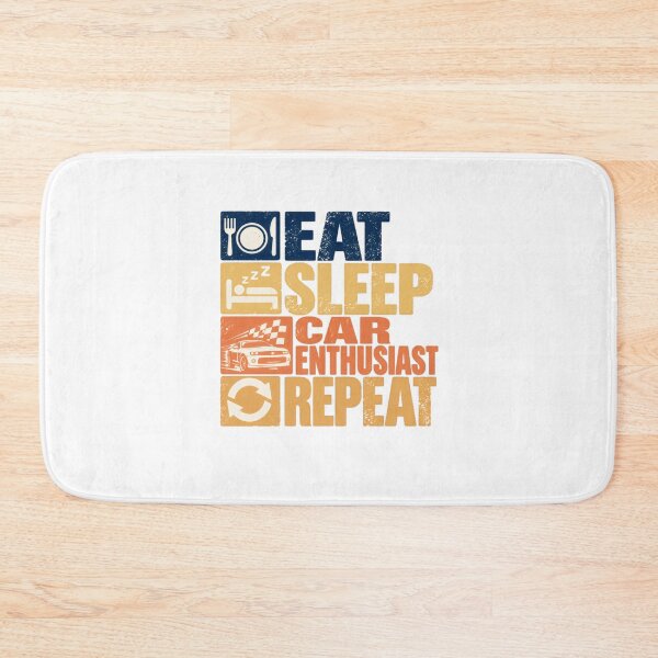 Item preview, Eat Sleep Car Enthusiast Repeat Automotive Gearhead Hobby designed and sold by SkeletonsDanger.