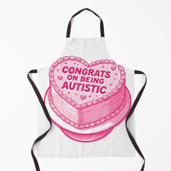 Item preview, Congrats On Being Autistic Cake Poster designed and sold by Matinez Pink.