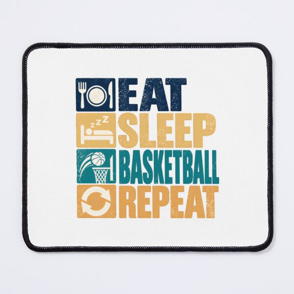Item preview, Eat Sleep Basketball Repeat Basketball Player Fan Lover designed and sold by SEEM-drawing.