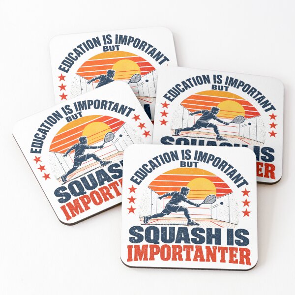 Item preview, Education Is Important But Squash Is Importanter Squash Player Sport Enthusiast Gift designed and sold by NeedForParks.