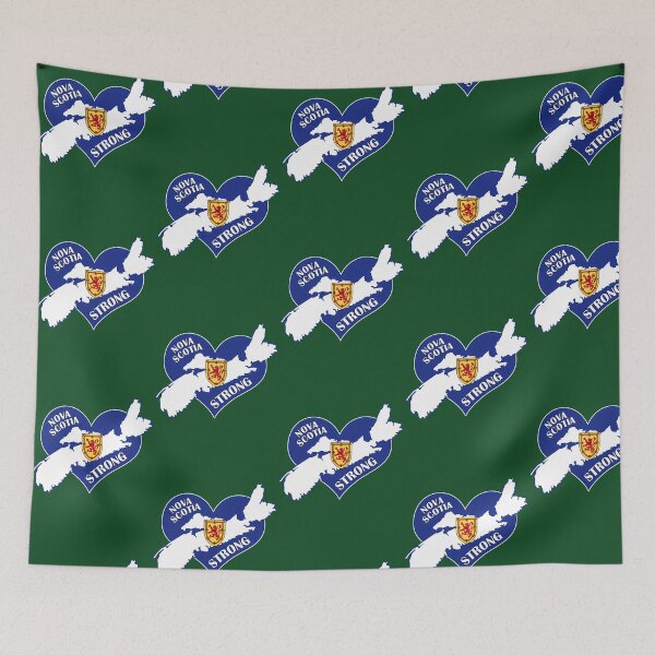 Item preview, Nova Scotia Strong White W Shield 437 designed and sold by CasualKnit.