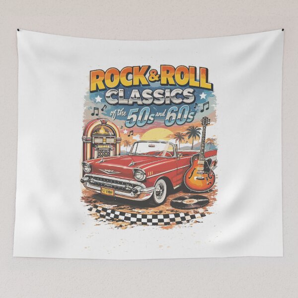 Item preview, Rock & Roll Classics 50s and 60s Poster designed and sold by Matinez Pink.