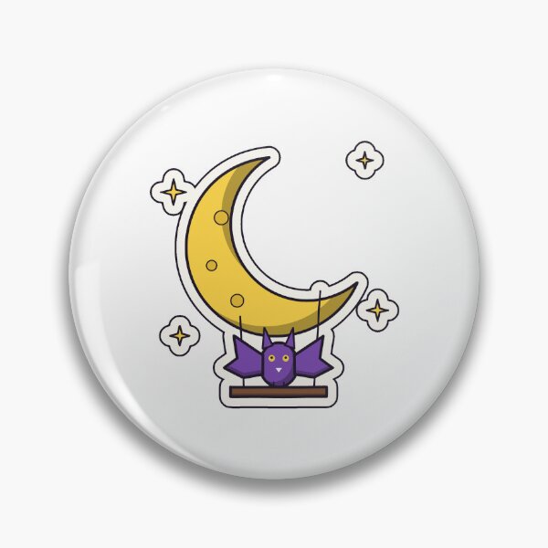 Item preview, Bat Moon Swing Spooky Halloween Night designed and sold by Anaqosta.