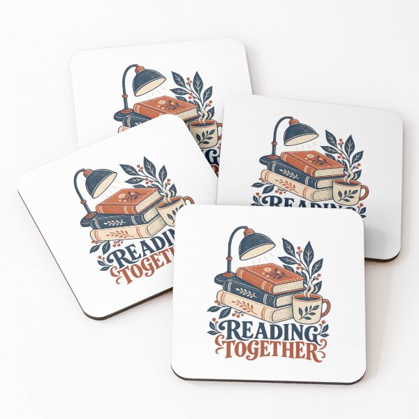 Item preview, Reading Together Book Club, Books Lamp and Coffee Graphic designed and sold by haitrieuic96.