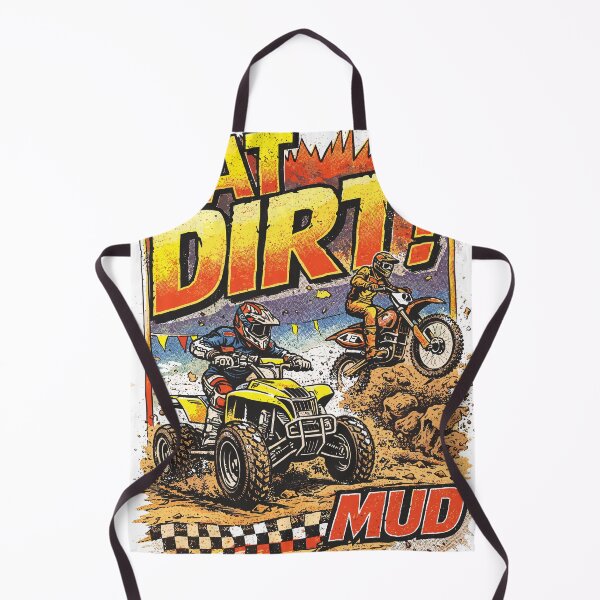 Item preview, Eat Dirt Mud Quad Dirtbike Racing Poster designed and sold by Matinez Pink.