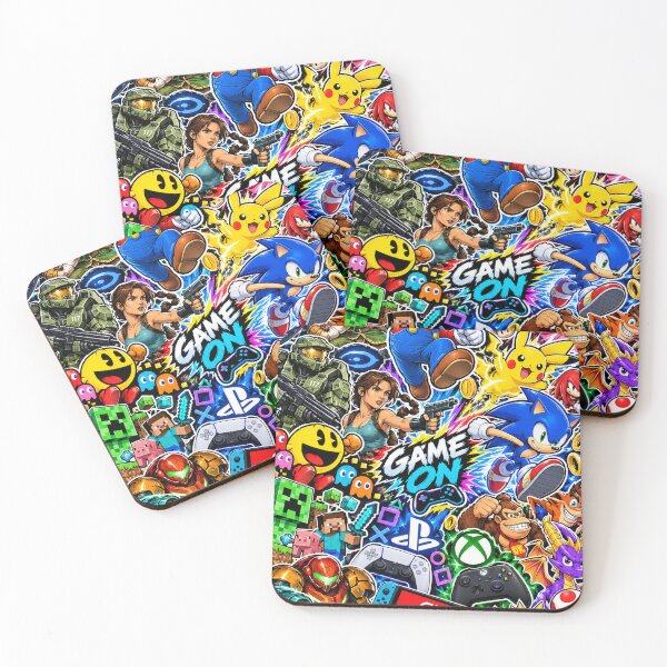 Item preview, Game On | Ultimate Video Game Sticker Bomb designed and sold by Inked Legacy.