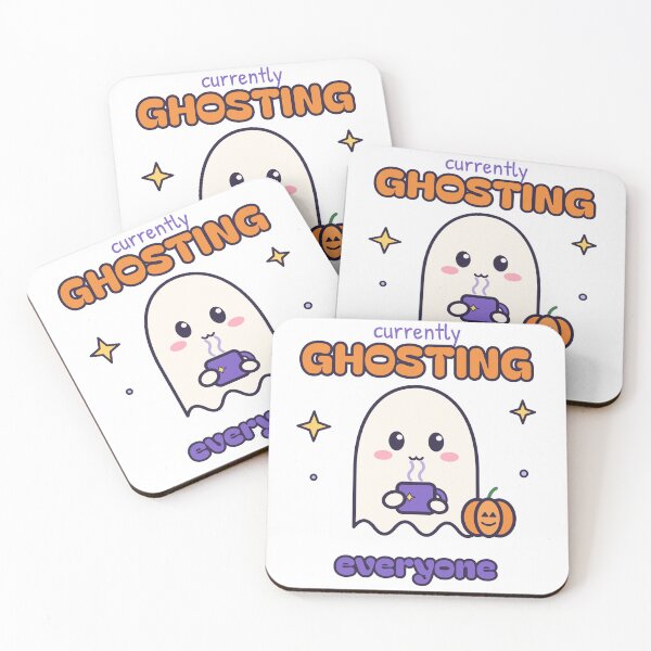 Item preview, Currently Ghosting Everyone - Cute Kawaii Ghost designed and sold by GmD08.