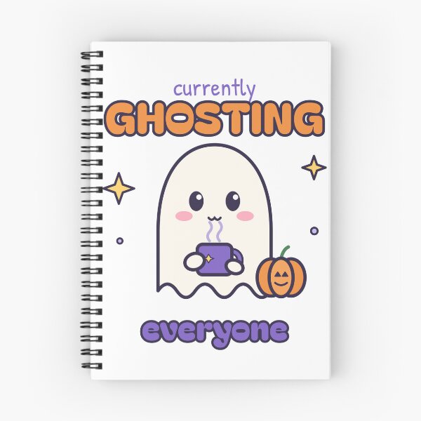 Item preview, Currently Ghosting Everyone - Cute Kawaii Ghost designed and sold by GmD08.