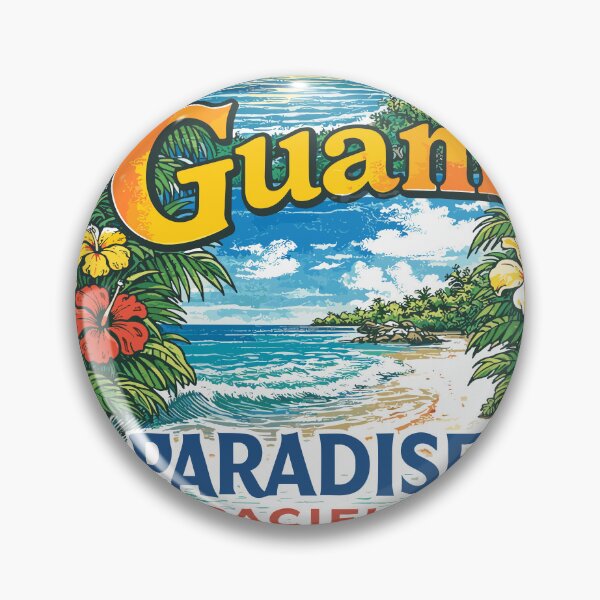 Item preview, Guam Paradise Pacific Island Poster designed and sold by Matinez Pink.