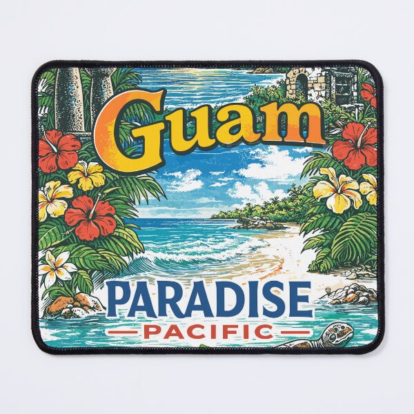 Item preview, Guam Paradise Pacific Island Poster designed and sold by Matinez Pink.