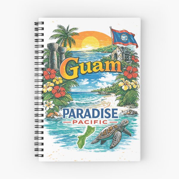 Item preview, Guam Paradise Pacific Island Poster designed and sold by Matinez Pink.