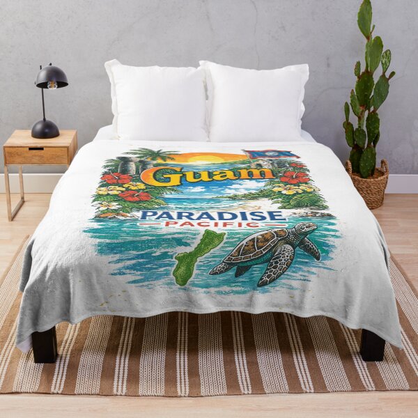 Item preview, Guam Paradise Pacific Island Poster designed and sold by Matinez Pink.